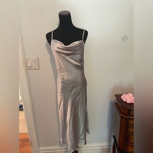 Silver BEBE dress